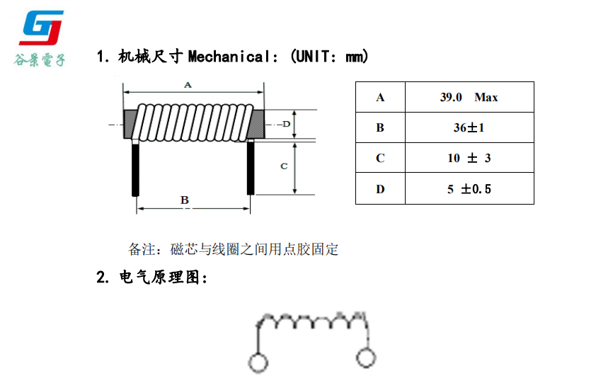 棒型電感